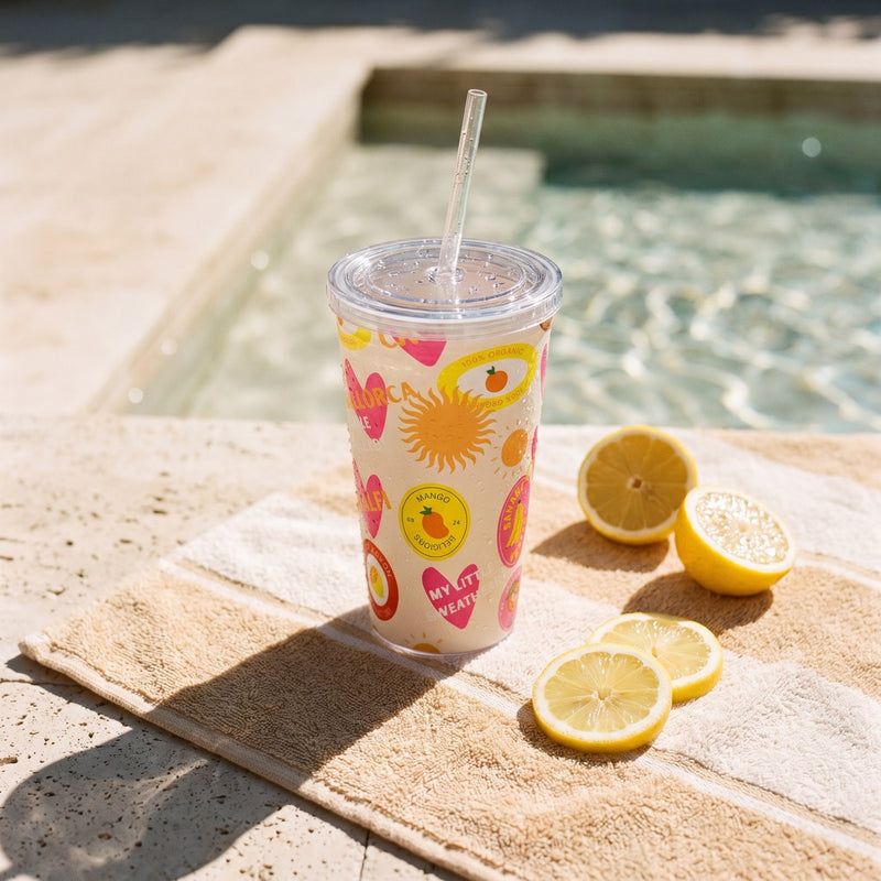 Mallorca Amalfi Sticker Trinkbecher